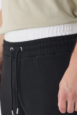 boohooMAN Tall Double Waistband Baggy Fit Jersey Bottoms In | UK| Trousers|Joggers