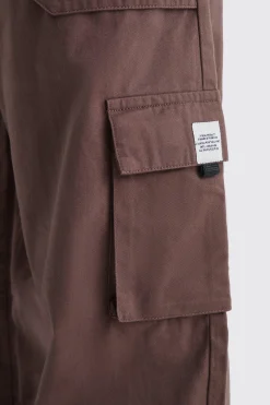 boohooMAN Tall Elastic Waist Relaxed Fit Buckle Cargo Jogger | UK| Trousers|Joggers