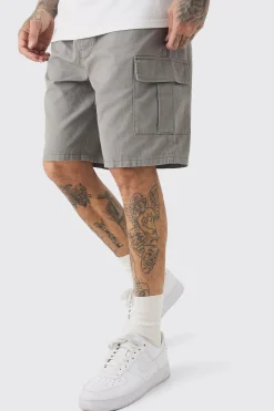 boohooMAN Tall Elasticated Waist Relaxed Fit Cargo Shorts | UK| Shorts