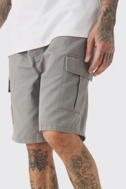 boohooMAN Tall Elasticated Waist Relaxed Fit Cargo Shorts | UK| Shorts