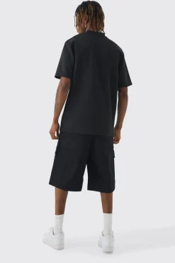 boohooMAN Tall Elasticated Waistband Smart Pocket Jort | UK| Shorts