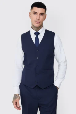 boohooMAN Tall Essential Waistcoat In | UK| Suits & Tailoring|Sets & Co-Ords