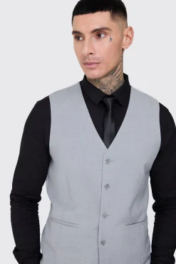 boohooMAN Tall Essential Waistcoat In | UK| Suits & Tailoring|Sets & Co-Ords