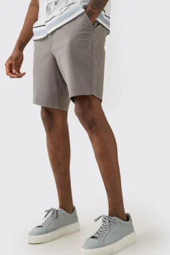boohooMAN Tall Fixed Waist Skinny Fit Chino Shorts | UK| Shorts