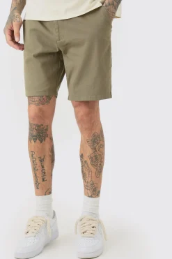 boohooMAN Tall Fixed Waist Relaxed Fit Chino Shorts | UK| Shorts