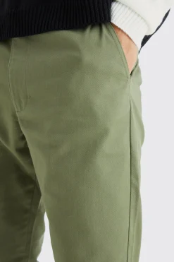 boohooMAN Tall Fixed Waist Slim Chino Trouser | UK| Trousers