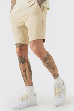 boohooMAN Tall Fixed Waist Slim Fit Chino Shorts | UK| Shorts