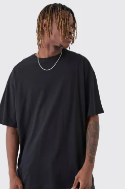 Tall Floral Butterfly Graphic Back Printed T-Shirt | UK^boohooMAN