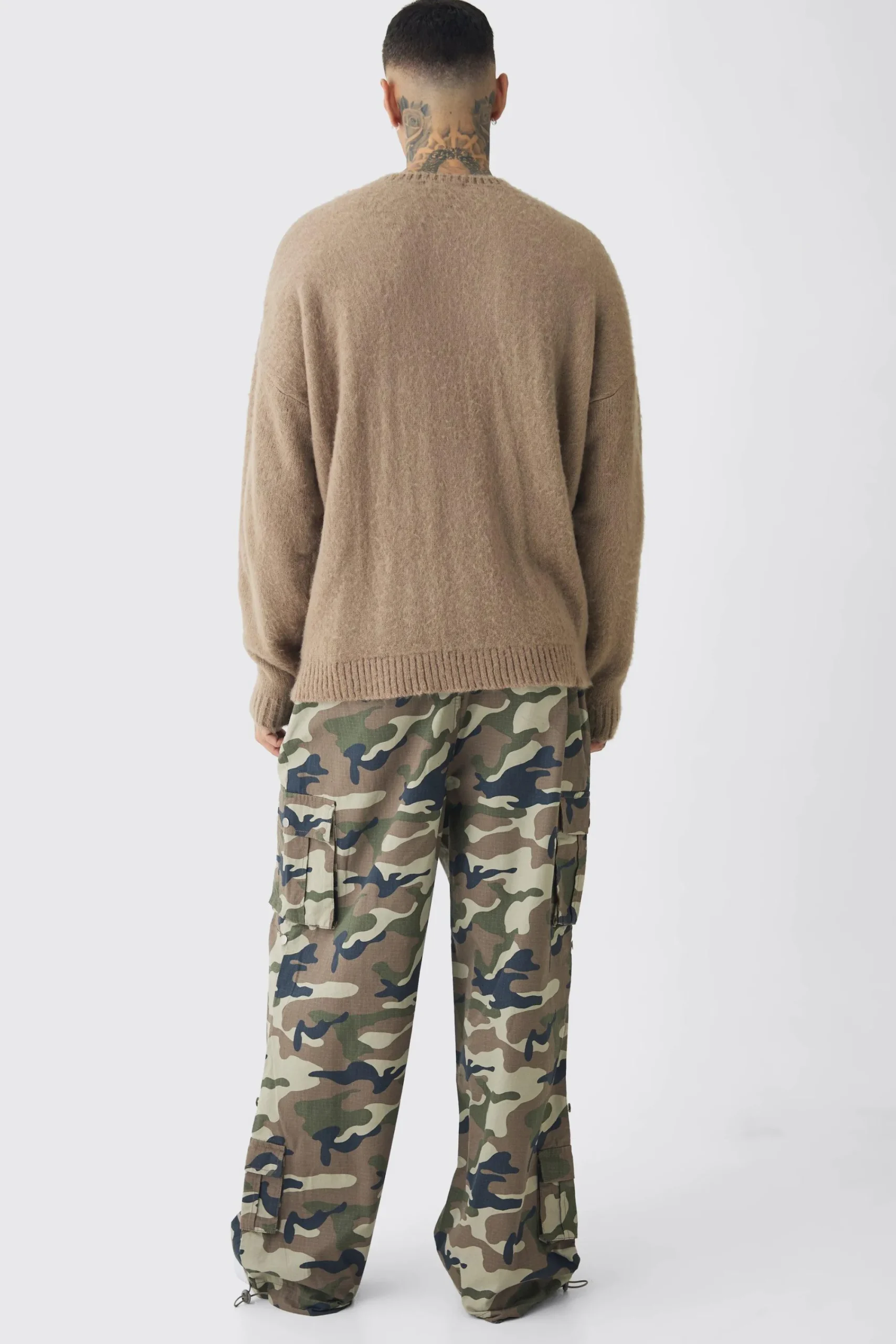 boohooMAN Tall Fluffy Knit BM Jumper | UK| Knitwear