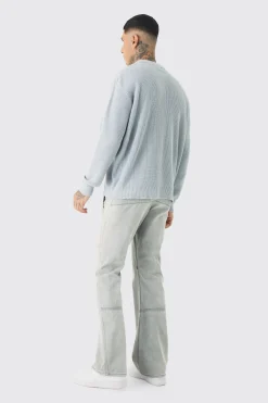 boohooMAN Tall Knitted Rugby Polo | UK| Knitwear