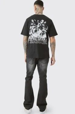 Tall Limited Edition Floral Print T-shirt | UK^boohooMAN Best