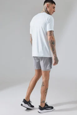 Tall Man Active Camo Raglan Performance T-shirt | UK^boohooMAN New