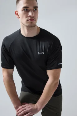 Tall Man Active Gym Raglan Regular Fit T-shirt | UK^boohooMAN Online