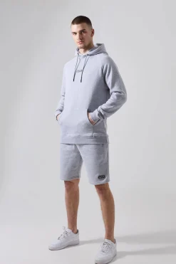 boohooMAN Tall Man Active Gym Regular Fit Training Hoodie & Short Set | UK| Tracksuits