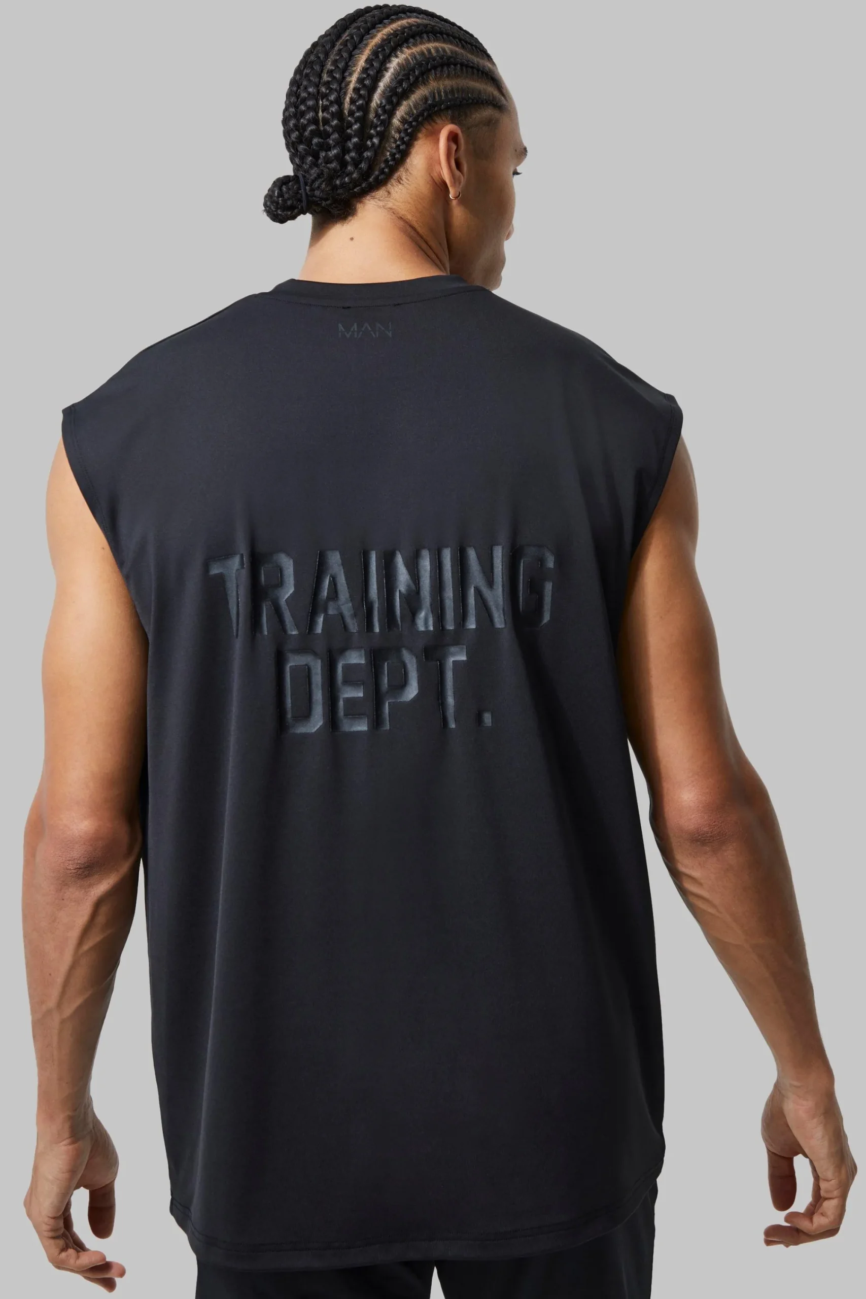 Tall Man Active Training Dept Oversized Tank | UK^boohooMAN Best