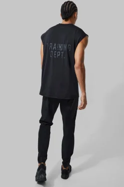 Tall Man Active Training Dept Oversized Tank | UK^boohooMAN Best