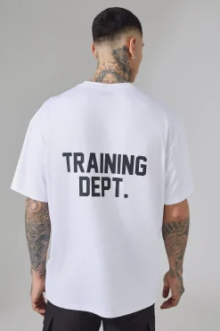 Tall Man Active Training Dept Performance Oversized T-Shirt | UK^boohooMAN Hot
