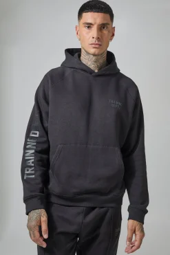 boohooMAN Tall Man Active Training Dept Boxy Hoodie & Slim Jogger Tracksuit | UK| Tracksuits