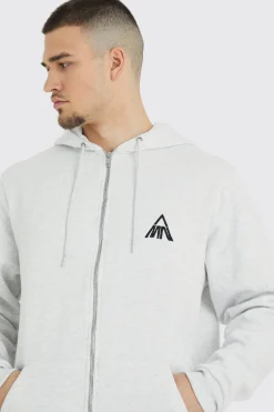 boohooMAN Tall Man Core Zip Through Hoodie | UK| Hoodies & Sweatshirts