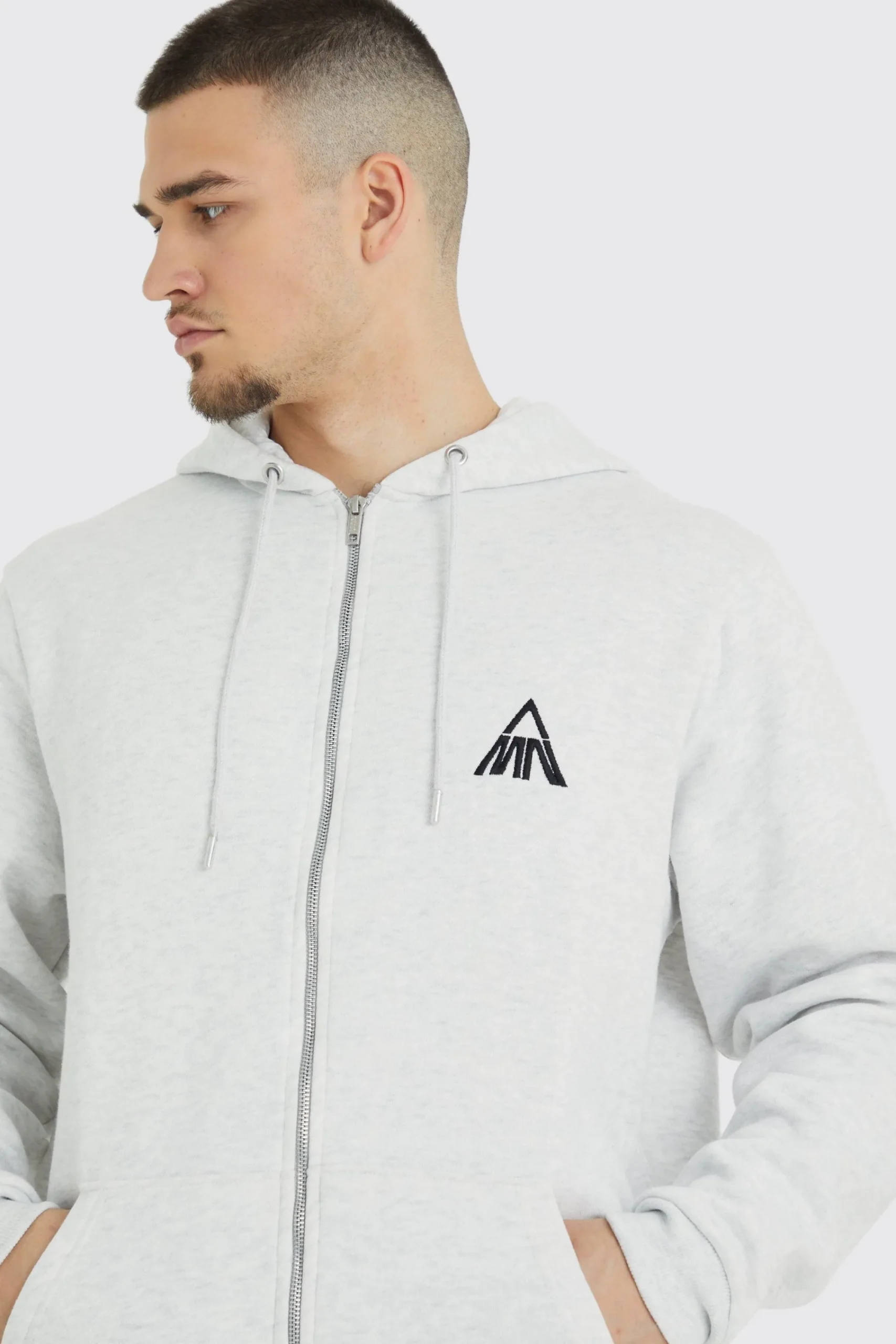 boohooMAN Tall Man Core Zip Through Hoodie | UK| Hoodies & Sweatshirts