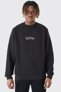 boohooMAN Tall Man Dash Crew Neck Sweatshirt In | UK| Hoodies & Sweatshirts