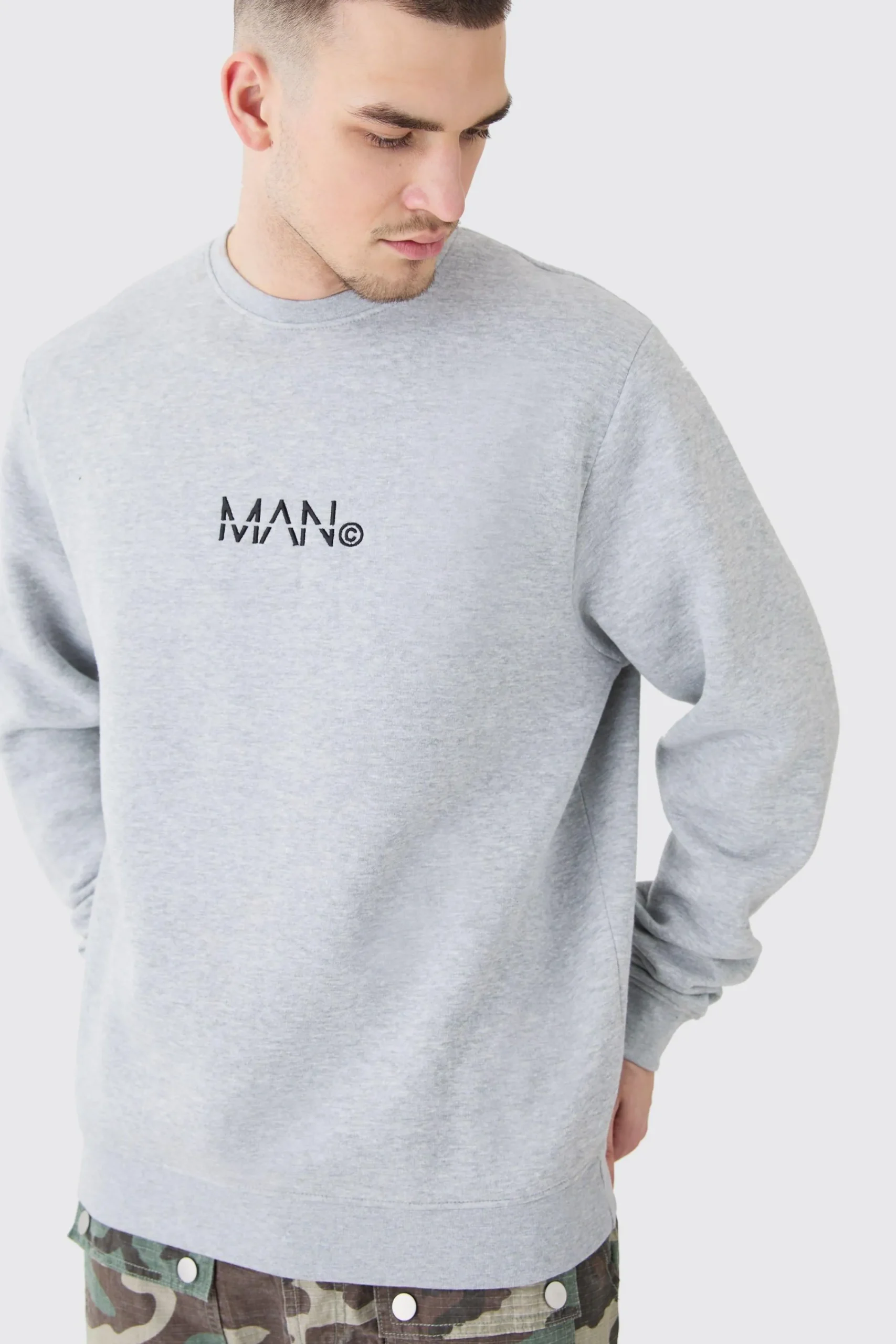 boohooMAN Tall Man Dash Crew Neck Sweatshirt In | UK| Hoodies & Sweatshirts