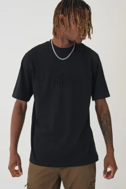 Tall Man Diamond Debossed T-shirt | UK^boohooMAN Outlet