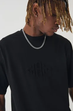 Tall Man Diamond Debossed T-shirt | UK^boohooMAN Outlet