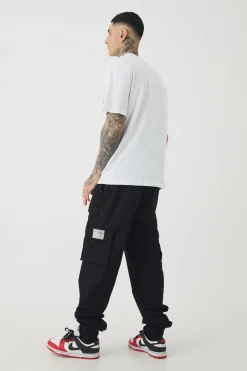 Tall Man Doodle Print Floral Print T-shirt | UK^boohooMAN Best