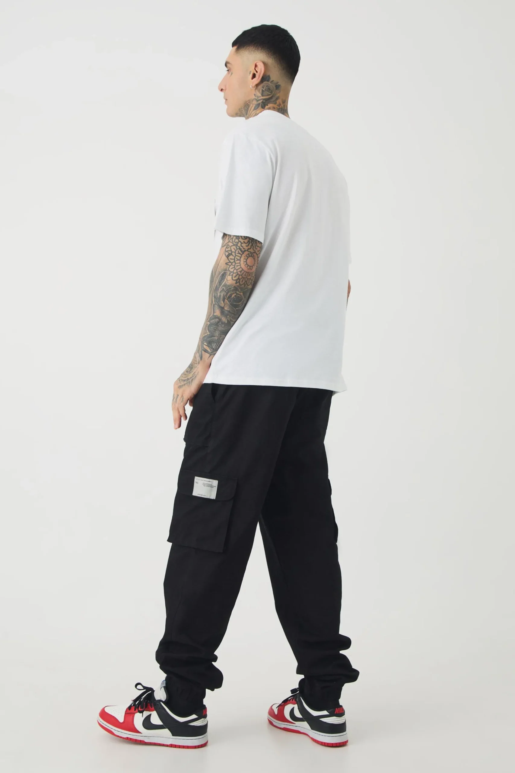 Tall Man Doodle Print Floral Print T-shirt | UK^boohooMAN Best