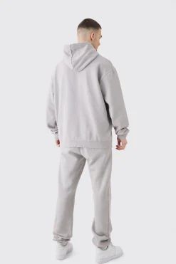 boohooMAN Tall Man Signature All Over Print Hoodie Tracksuit | UK| Tracksuits