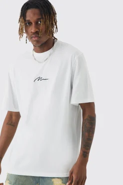 Tall Man Signature Chest Print T-shirt | UK^boohooMAN Discount