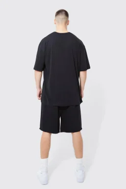 Tall Man Signature Oversized Crew Neck T-shirt | UK^boohooMAN Outlet