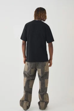 Tall MMXIII Debossed T-shirt In | UK^boohooMAN Discount