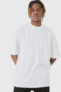 Tall Mono Floral Back Print T-shirt In | UK^boohooMAN Clearance