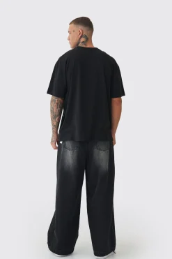 Tall Mono Man Balaclava T-shirt In | UK^boohooMAN Clearance