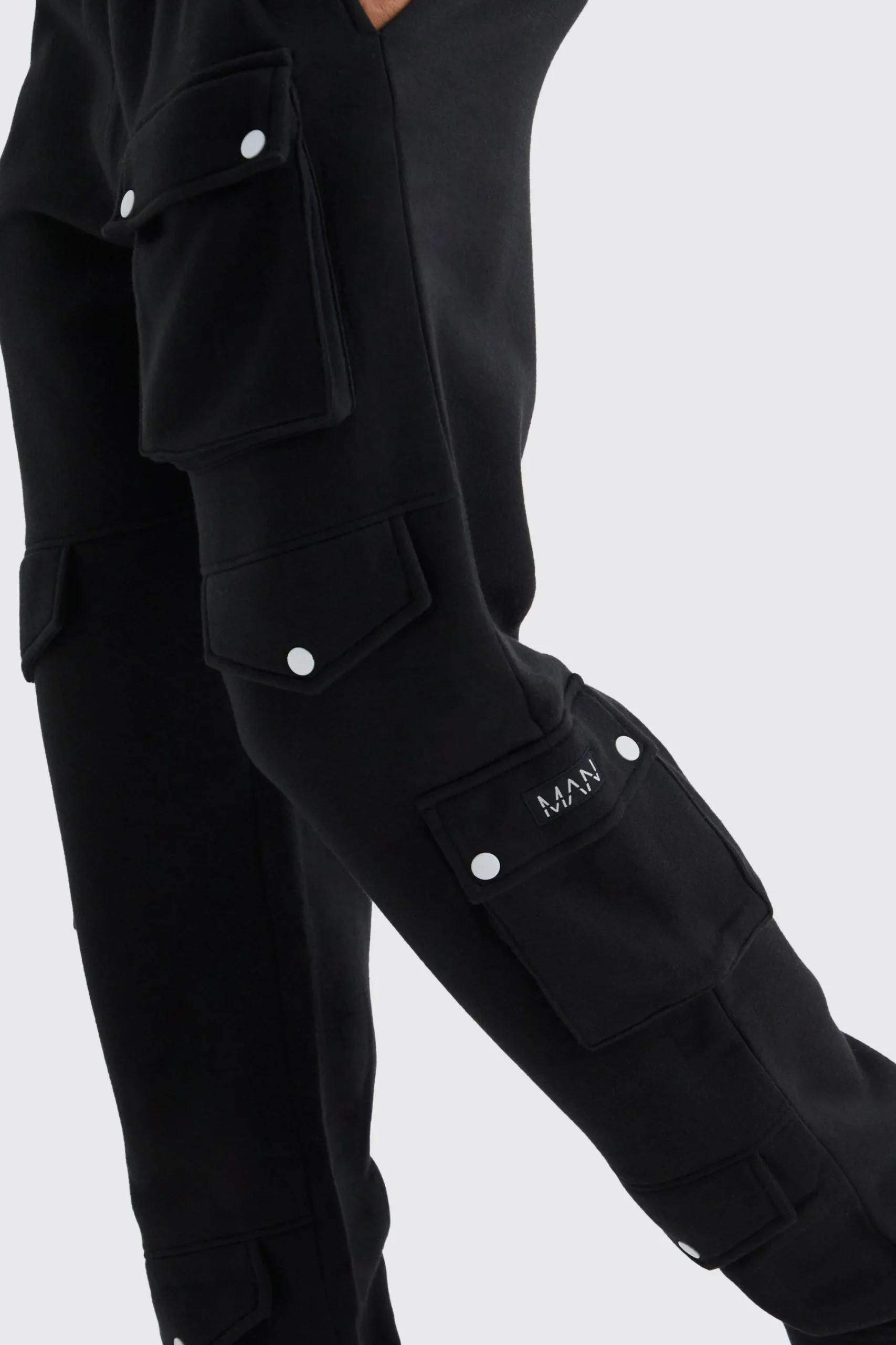 boohooMAN Tall Multi Pocket Cargo Jogger With Cuff | UK| Trousers|Joggers