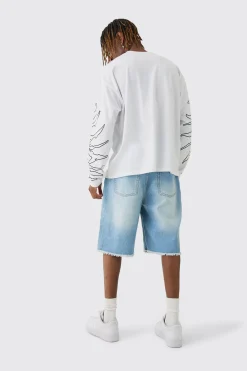boohooMAN Tall Multi Waistband Relaxed Fit Denim Shorts | UK| Shorts