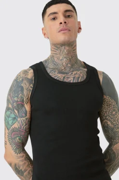 Tall Muscle Fit Vest | UK^boohooMAN New