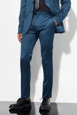 boohooMAN Tall Satin Skinny Fit Suit | UK| Suits & Tailoring