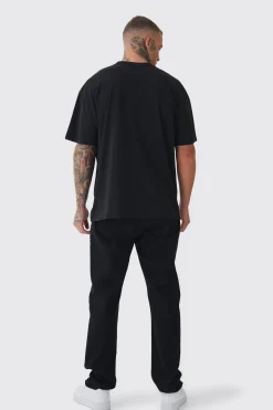 Tall OFCL Lips Printed T-shirt In | UK^boohooMAN Outlet