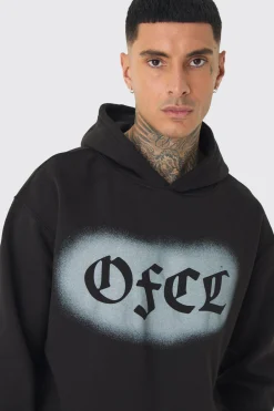 boohooMAN Tall OFCL Spray Hoodie & Relaxed Fit Jogger Tracksuit | UK| Tracksuits