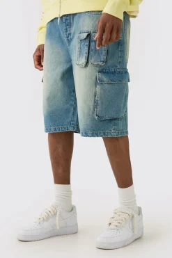 Tall Official Denim Shorts | UK^boohooMAN Clearance