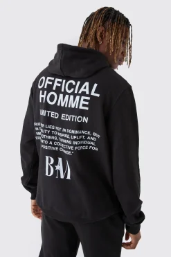 boohooMAN Tall Official Homme Regular Fit Hoodie | UK| Hoodies & Sweatshirts