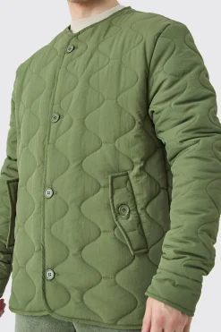 boohooMAN Tall Onion Quilted Liner Jacket | UK| Coats & Jackets