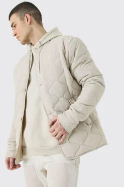 boohooMAN Tall Onion Quilted Liner Jacket | UK| Coats & Jackets