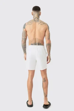 boohooMAN Tall Original Man Mid Length Swim Short | UK| Shorts