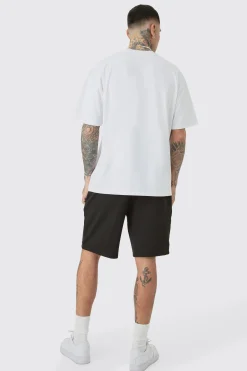 Tall Oversized Applique T-shirt | UK^boohooMAN Hot