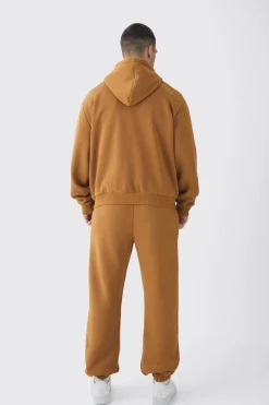 boohooMAN Tall Oversized Boxy Grafiti Print Hooded Relaxed Jogger Tracksuit | UK| Tracksuits