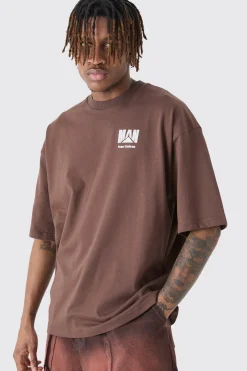 Tall Oversized Boxy Rally Graphic T-shirt | UK^boohooMAN